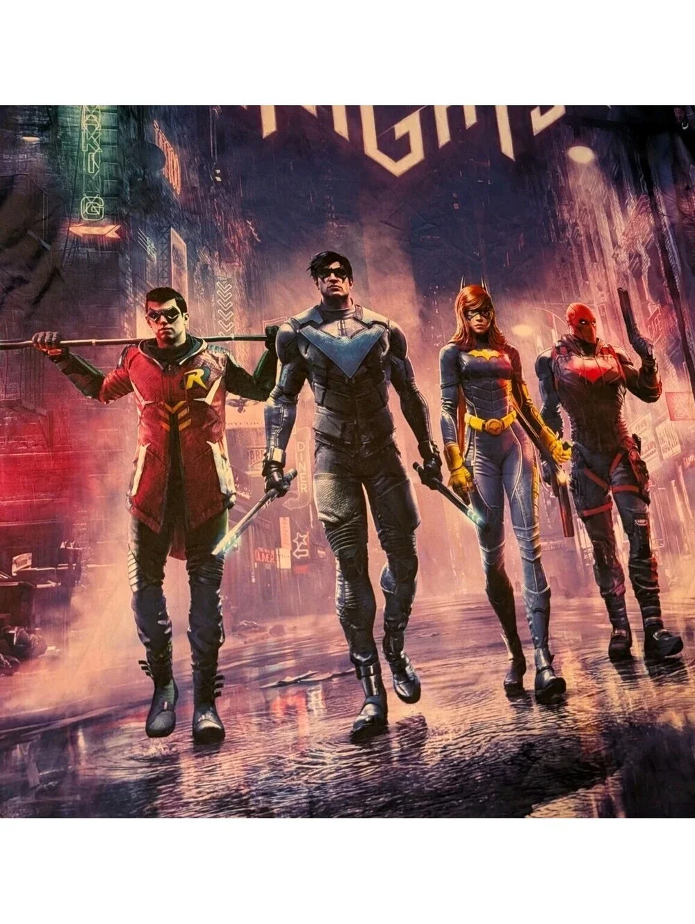 Gotham Knights GameStop Promo Fabric Banner 7x4 Flag DC Batman WB Games Rare